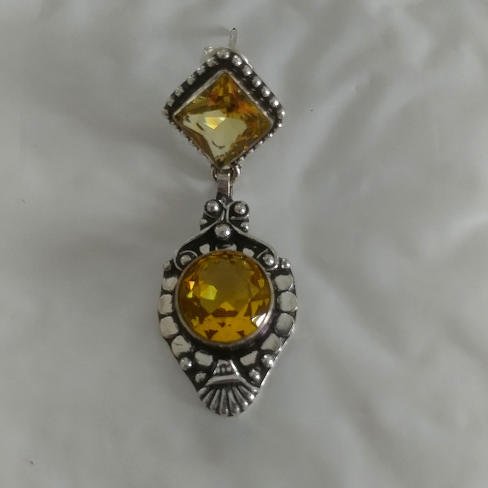 Citrine earrings